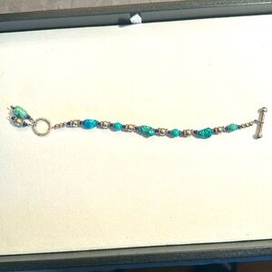 Sterling silver turquoise bracelet